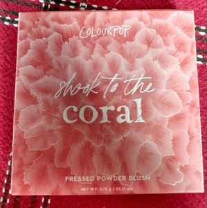 Colourpop Shook to the Coral blush